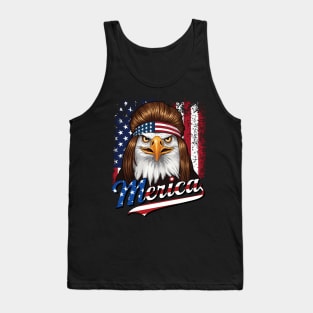 Eagle Merica Patriotic For Eagle Mullet July 4Th Tank Top